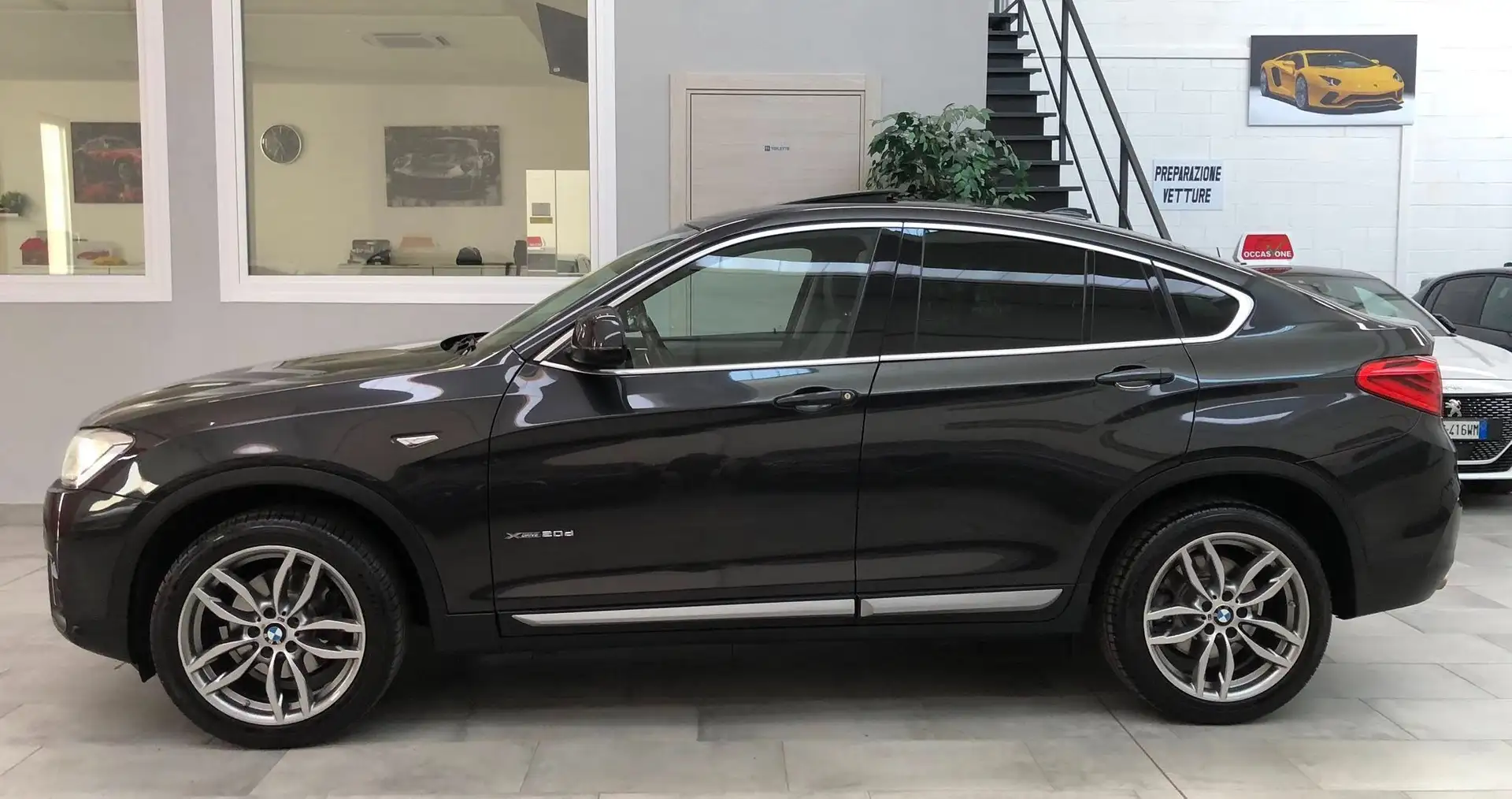 BMW X4 xdrive 20d XLINE * GANCIO TRAINO+TETTO+TAGLIANDIUF Nero - 2