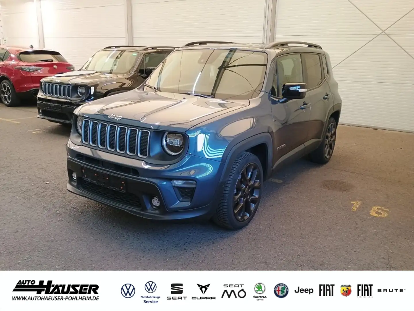 Jeep Renegade e-Hybrid S-Edition 1.5 MHEV NAVI KAMERA PARK LED Blau - 1