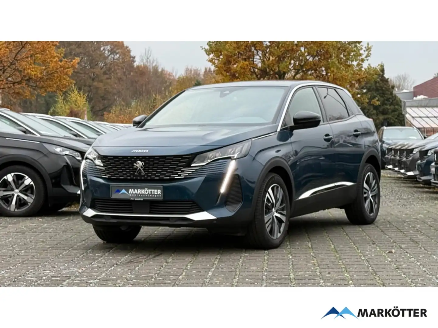 Peugeot 3008 Allure Pack 1.2 PureTech 130 EU6d SHZ/BLIS Blau - 1