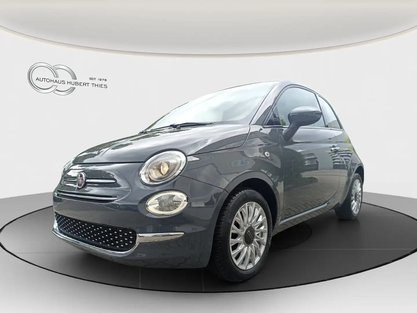 Fiat 500 0.9 TwinAir  Lounge KLIMA+PANORAMA-D.+TEMPOMAT Gris - 1