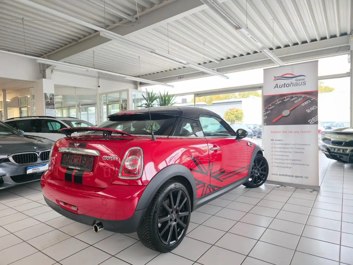 MINI Cooper Coupe Leder Schwarz Sitzheizung Rot - 2