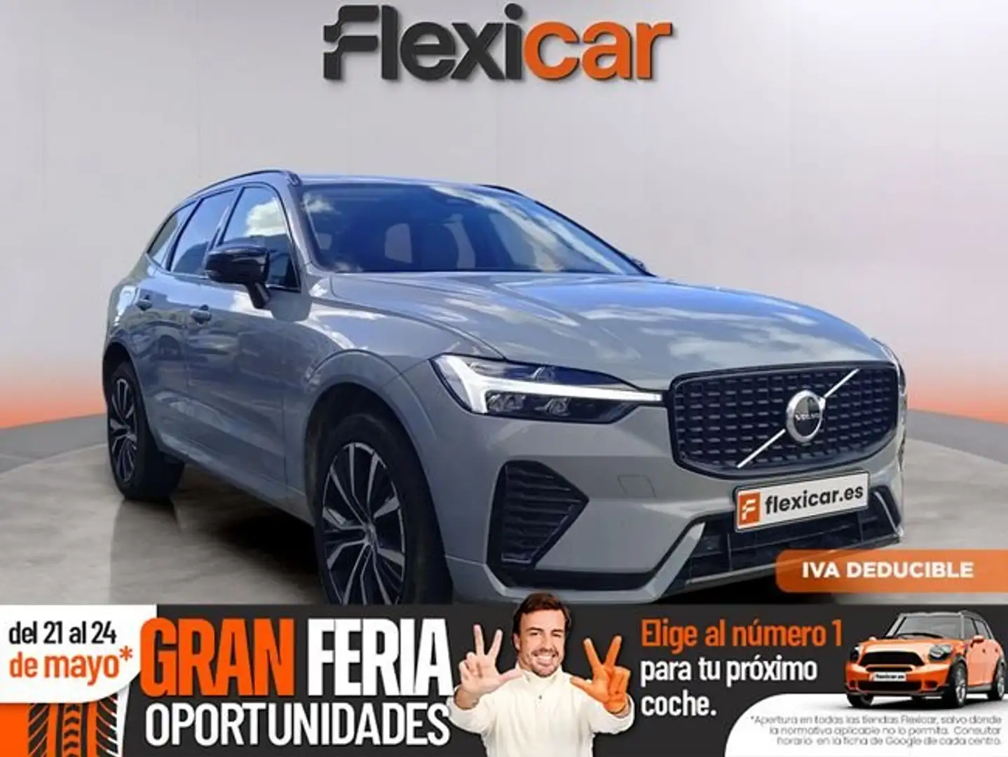Volvo XC60 2.0 B4 D AWD Plus Dark Auto Gris - 1