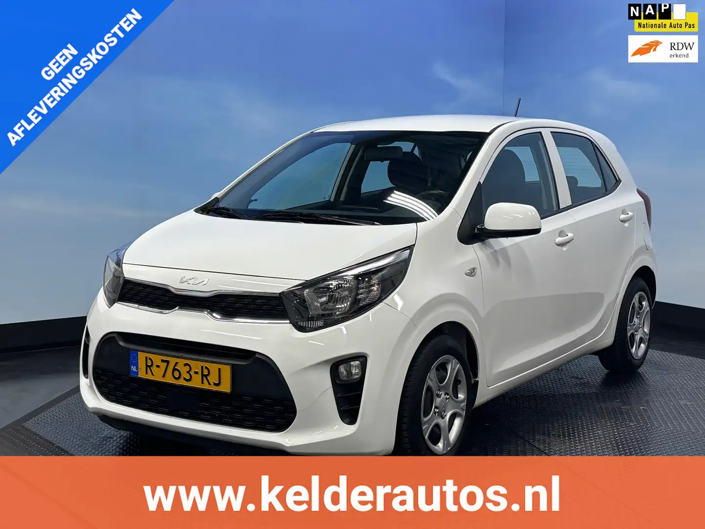 Kia Picanto 1.0 DPi ComfortLine 5p Airco | Cruise | Nederlands Weiß - 1