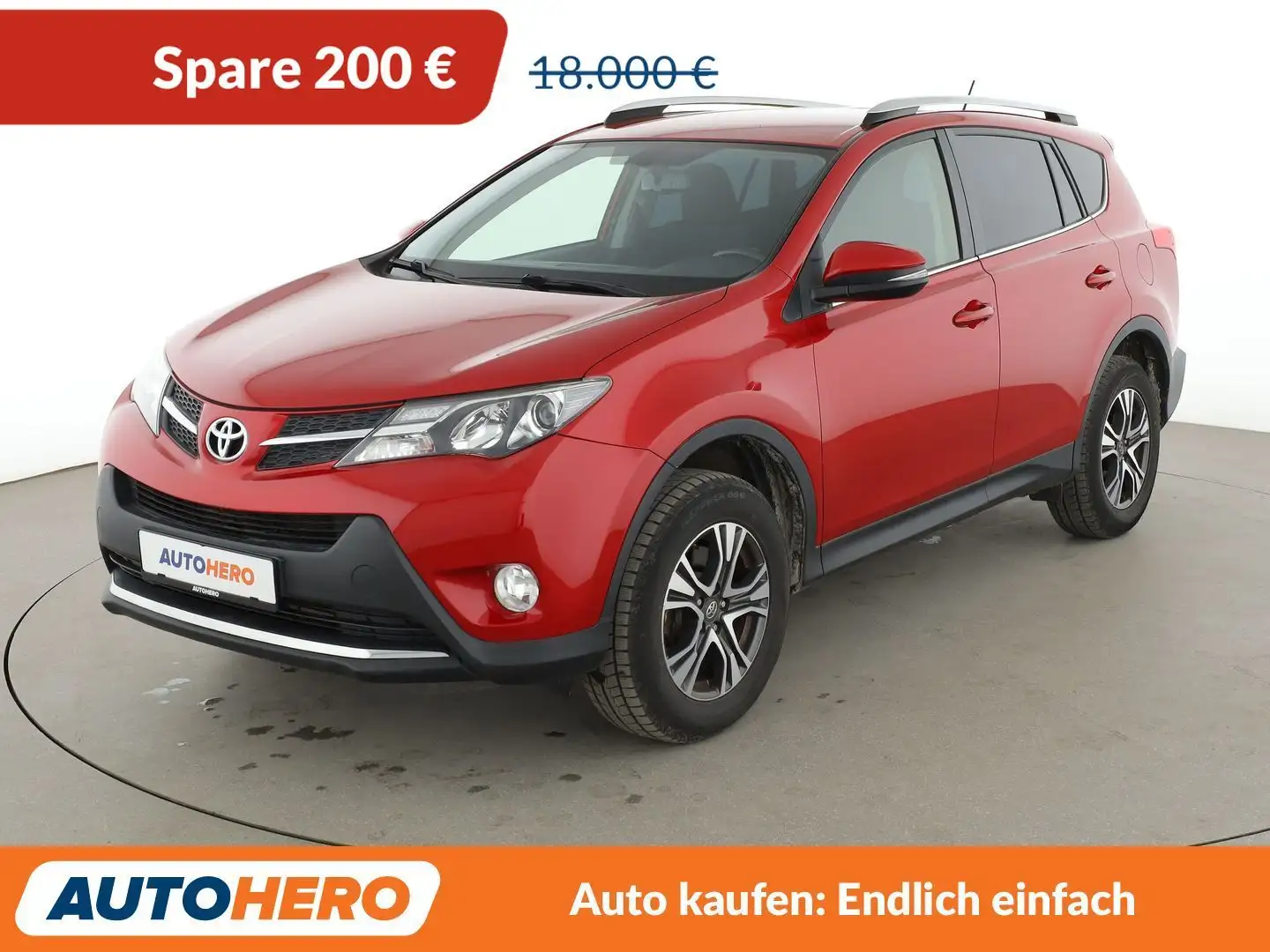 Toyota RAV 4 2.0 Comfort*NAVI*TEMPO*CAM*SHZ*ALU*KLIMA* Rojo - 1