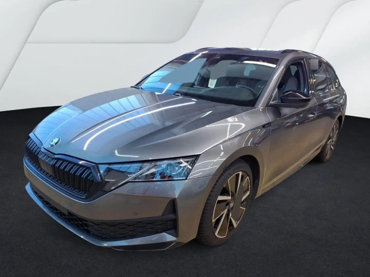 Skoda Octavia Combi 2.0TDI DSG SportLine NAVI AHK LED Grau - 2