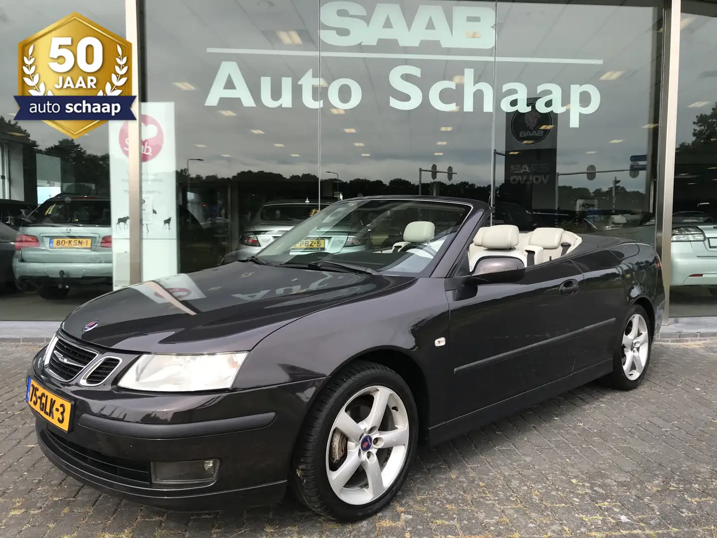 Saab 9-3 Cabrio 1.8t Vector | Rijklaar incl garantie | Kap Brun - 1