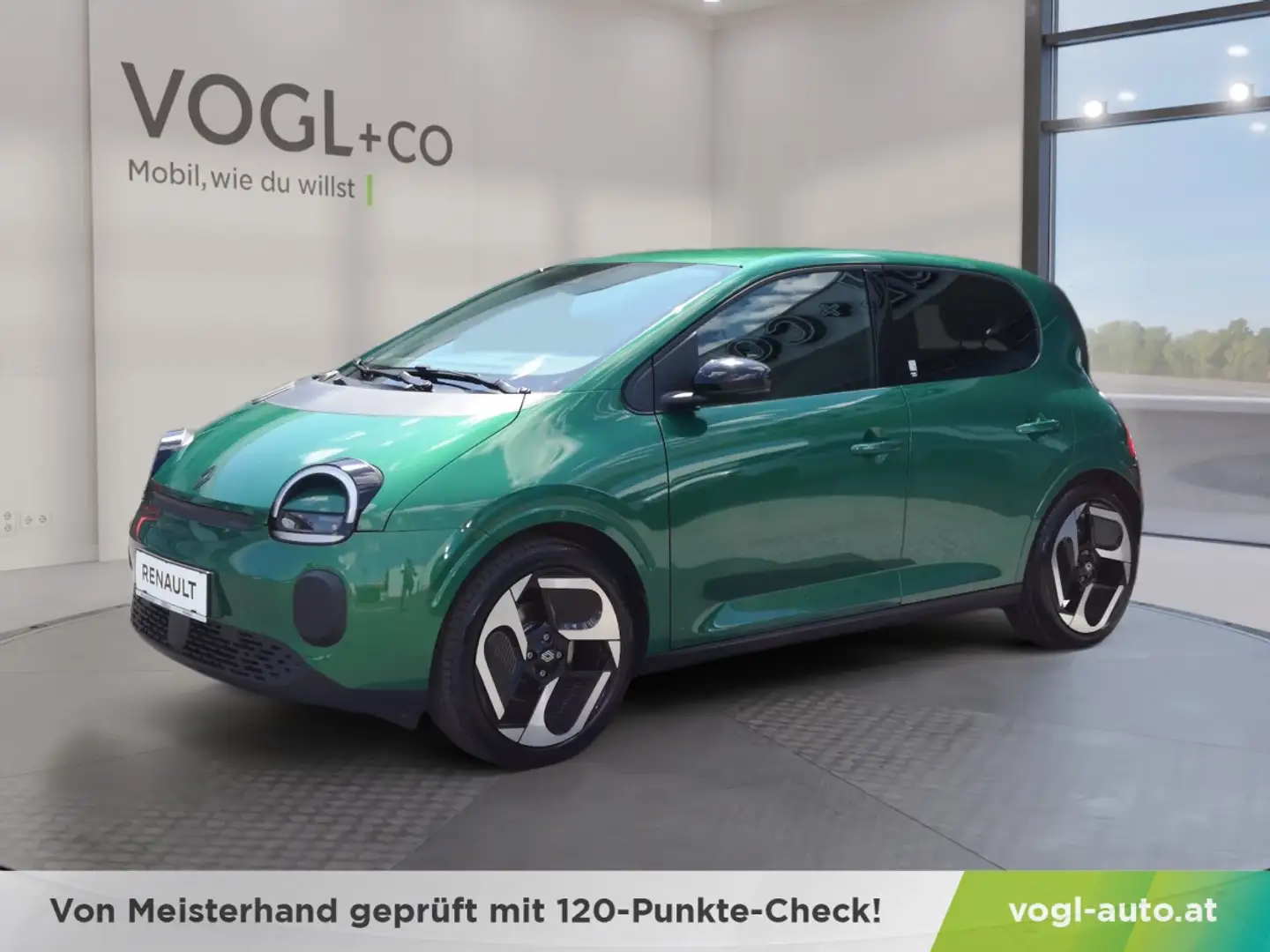 Renault Twingo E-TECH ELECTRIC Techno 80 PS urban range Grün - 1