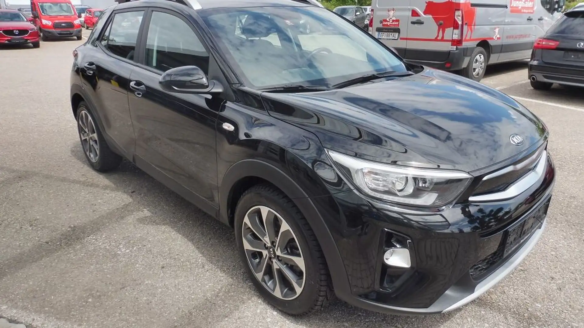Kia Stonic 1,0 TGDI GPF ISG Silber Schwarz - 2