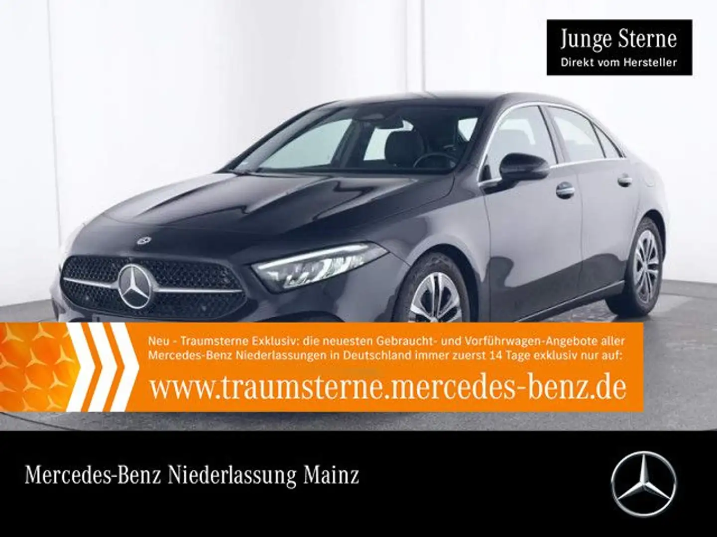 Mercedes-Benz A 200 Lim PROGRESSIVE+AHK+LED+KAMERA+KEYLESS+7G Schwarz - 1