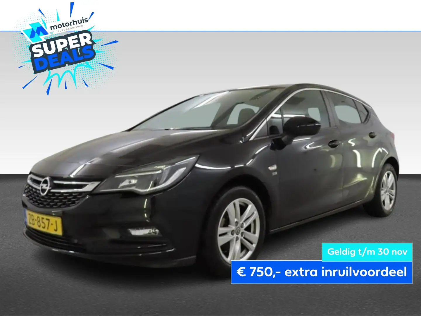 Opel Astra 1.0 TURBO 105PK 120 JAAR EDITION NAVI ECC PDC NAP Noir - 1