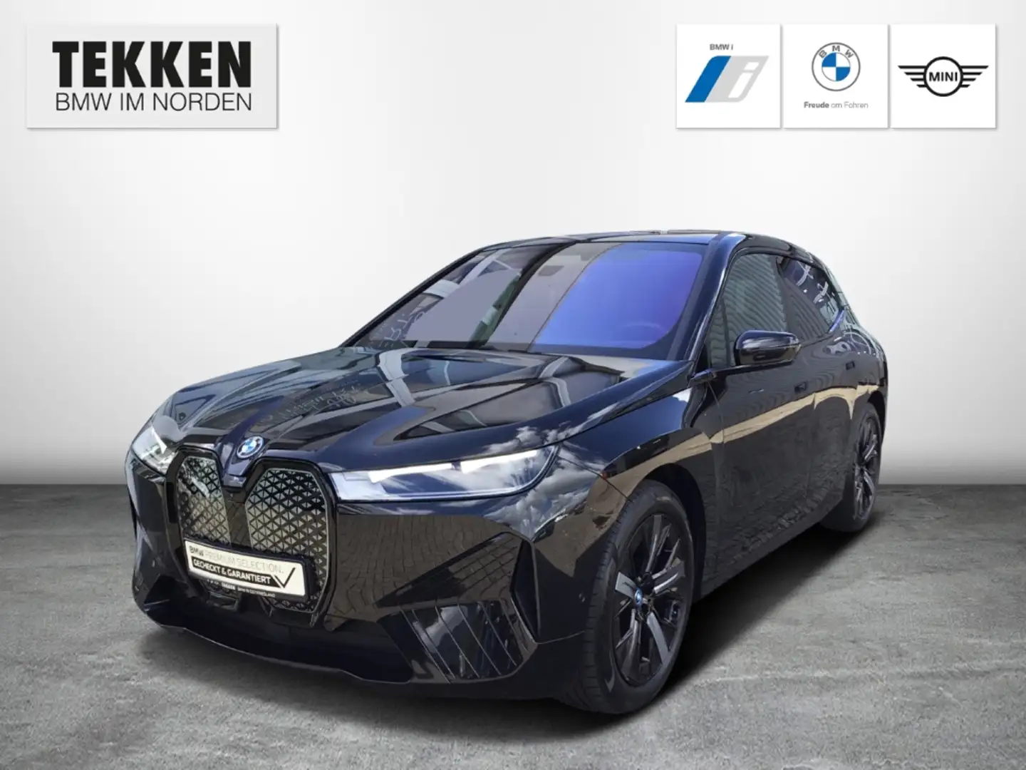 BMW iX xDrive40 Sportpaket AHK/ACC/Panorama/HarmanKardon Fekete - 1