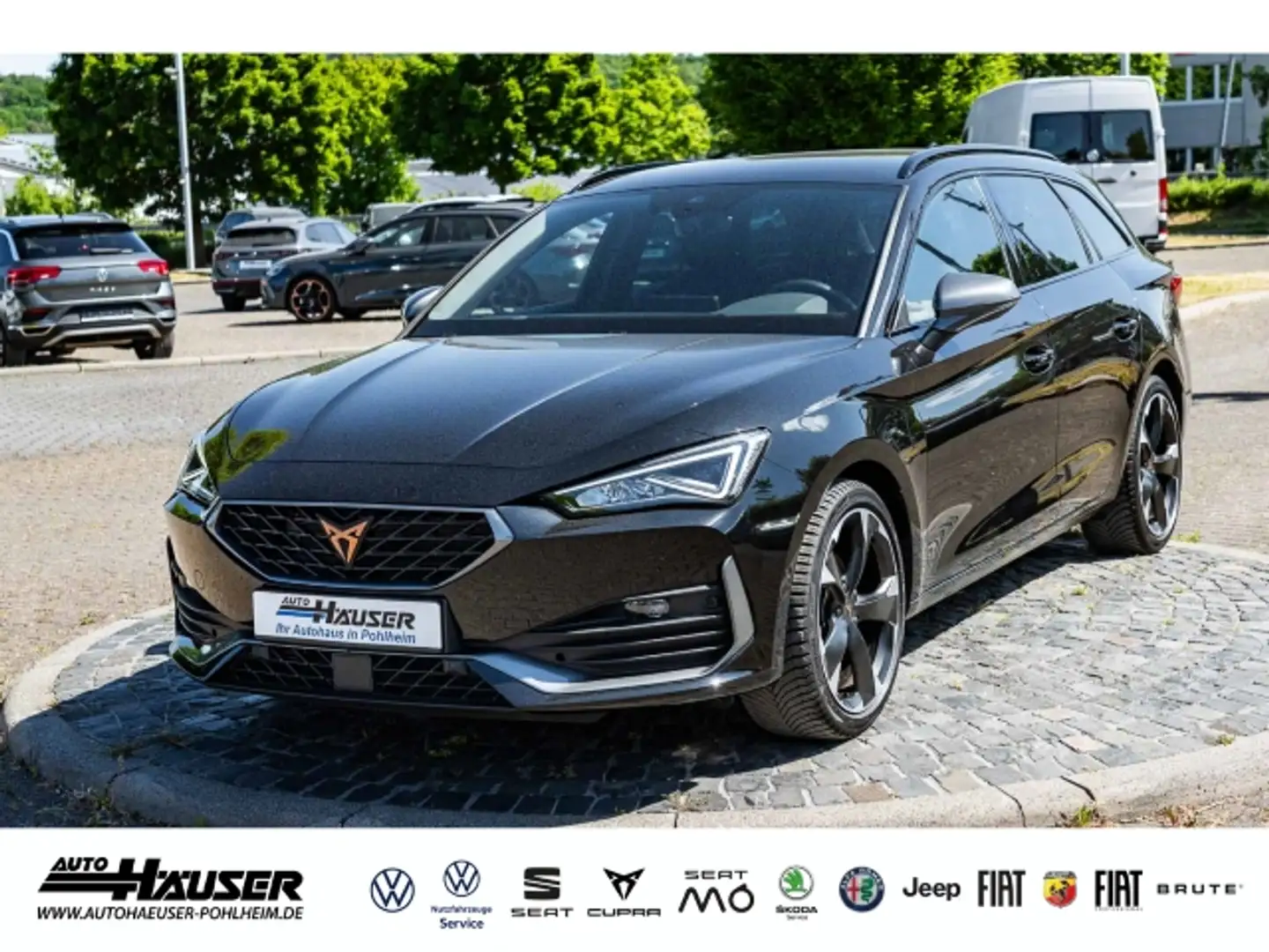 CUPRA Leon "OHNE ANZAHLUNG" Sportstourer 1.5 eTSI DSG AHKV NA Schwarz - 1