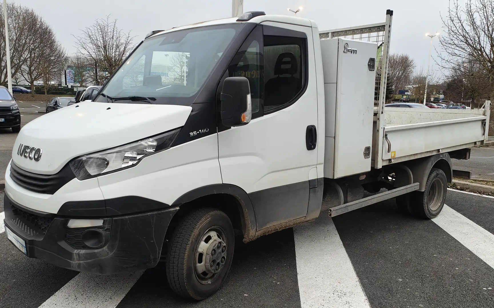 Iveco Daily BENNE 35C14 / Caméra de Recul / TVA Récupérable Blanc - 1