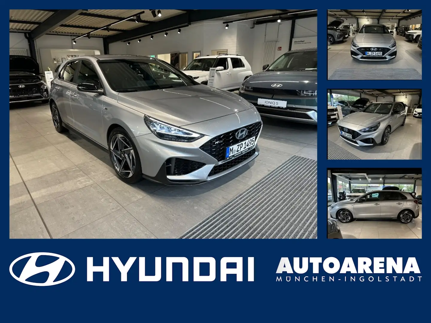 Hyundai i30 1.5 T-GDI N Line 2xKlima ACC AUT DynLicht Silber - 1