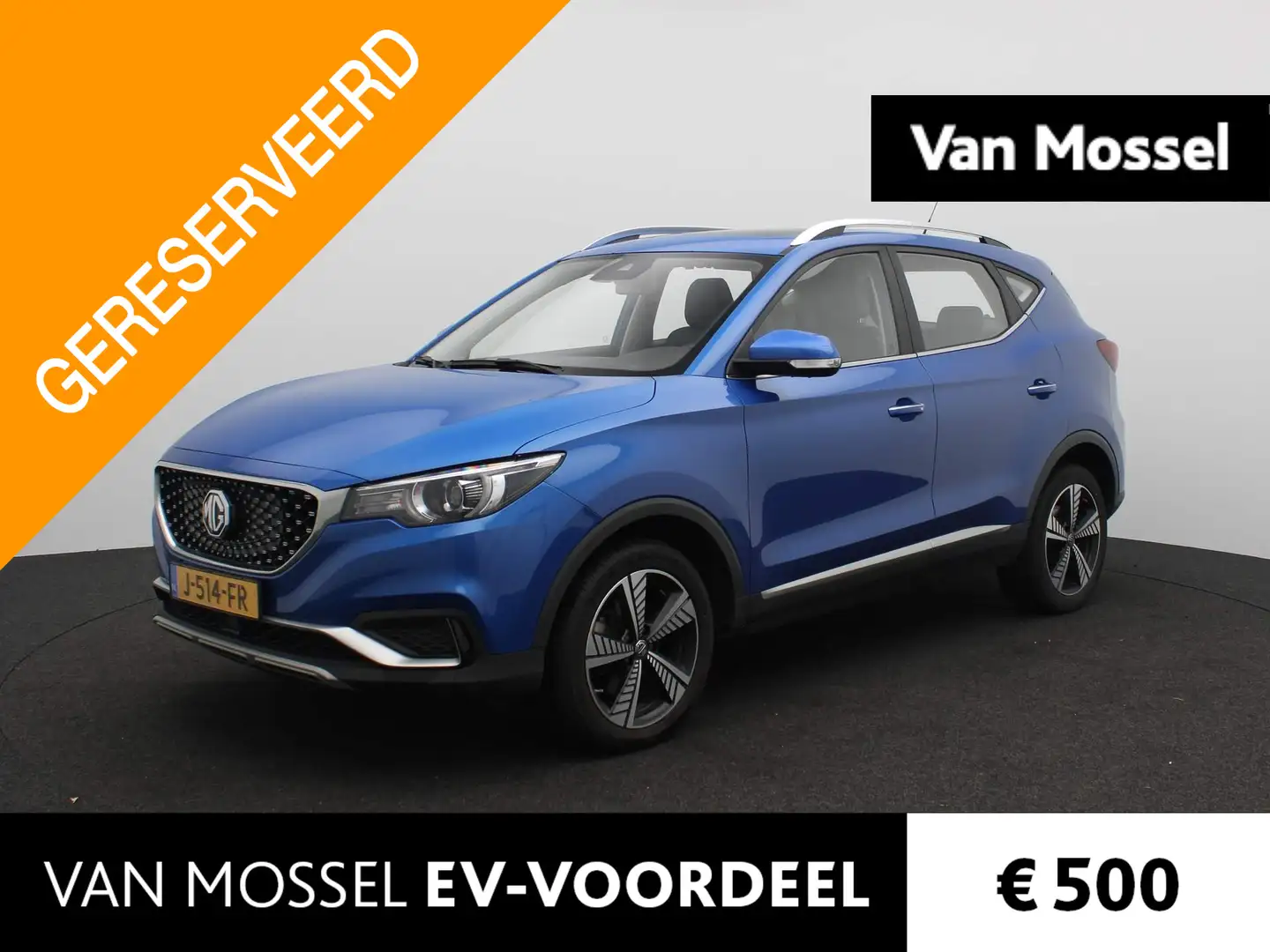 MG ZS MG EV Luxury 45 kWh | 1e-Eigenaar | Navi | Panoram Kék - 1