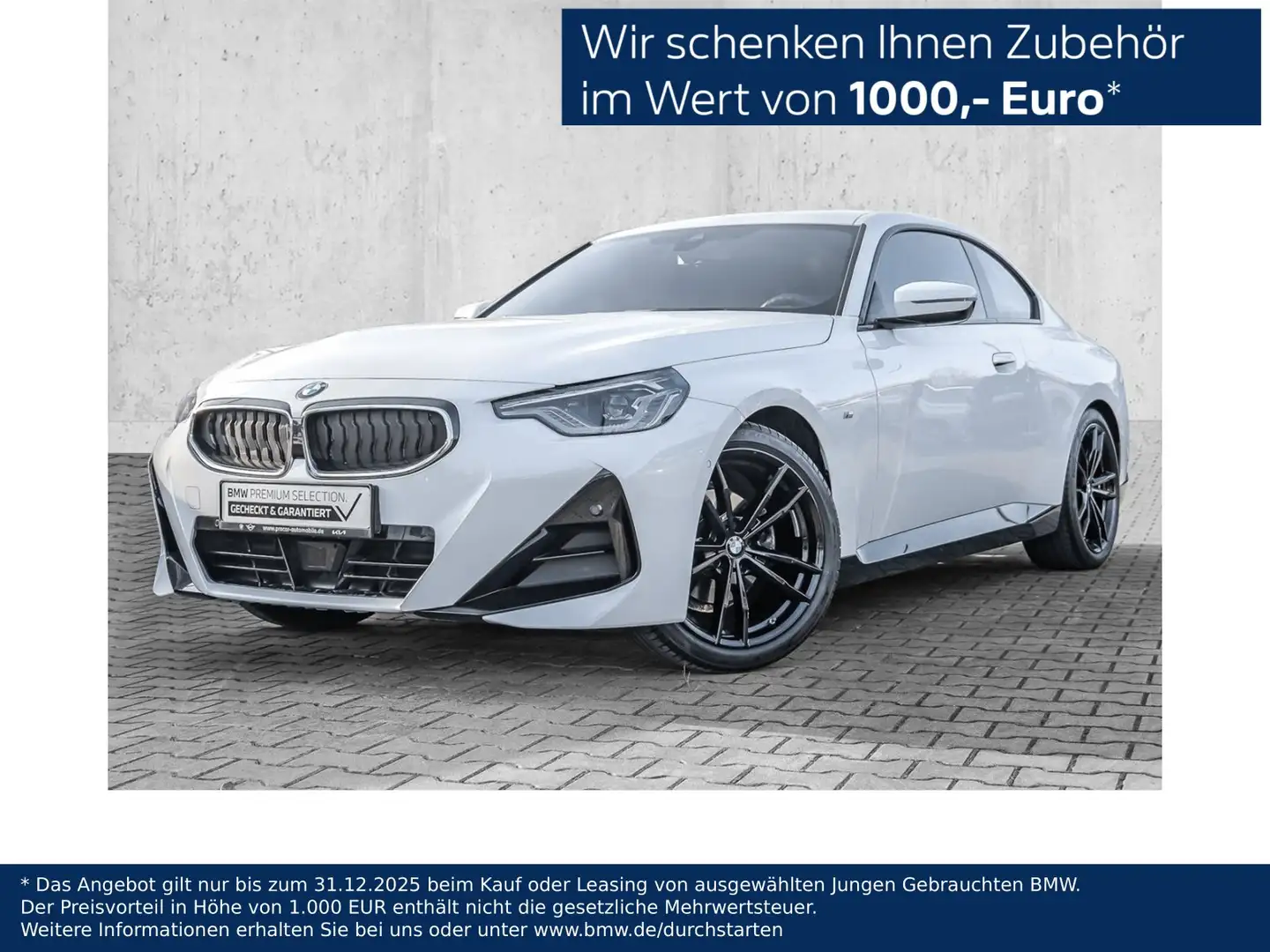 BMW 220 d Coupé M Sport Widescreen LED RFK DAB HiFi Blanc - 1
