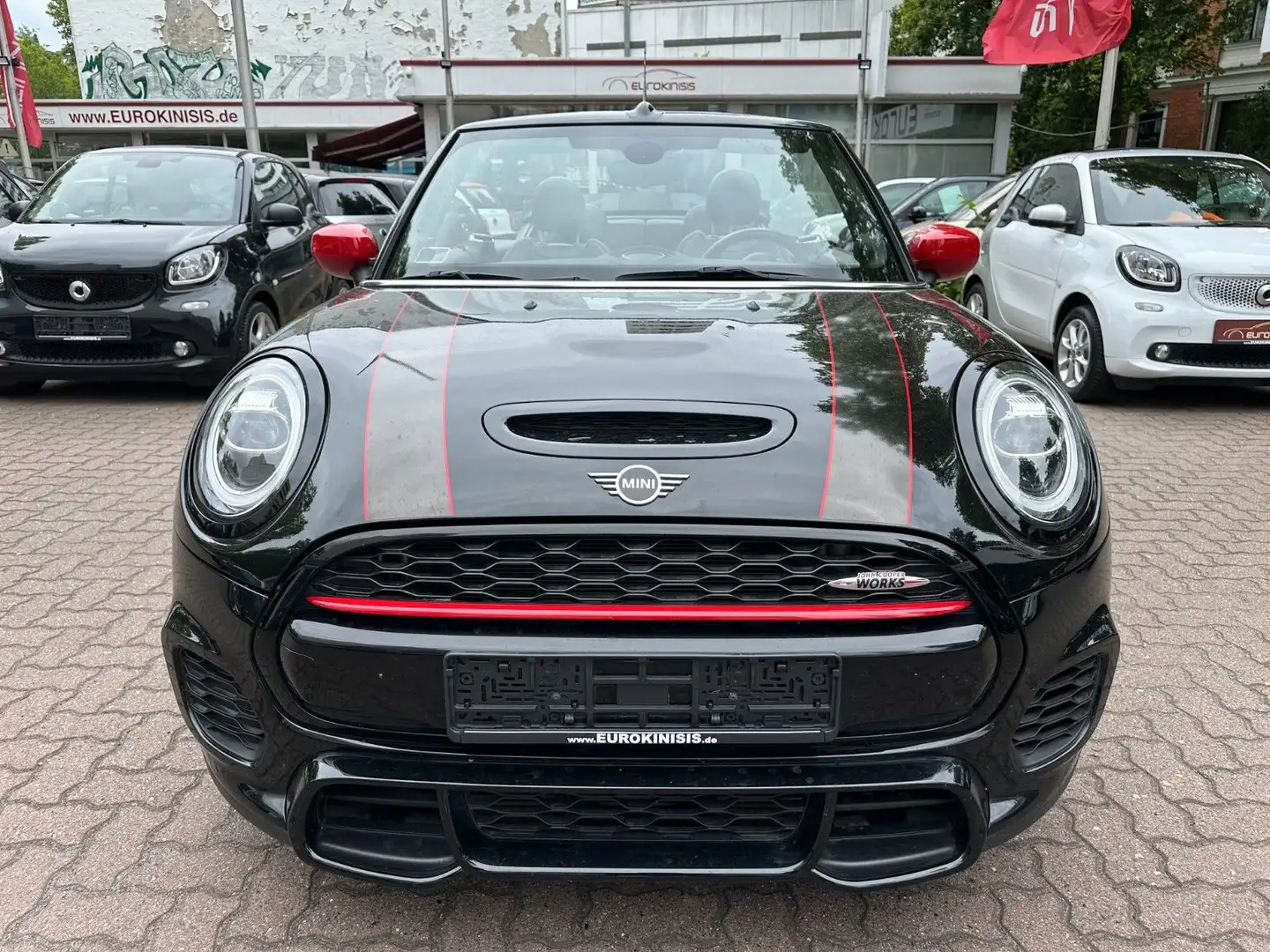 MINI John Cooper Works JohnCooperWorks Cabrio*SHZ*LEDER*H/K*KAM Negro - 1