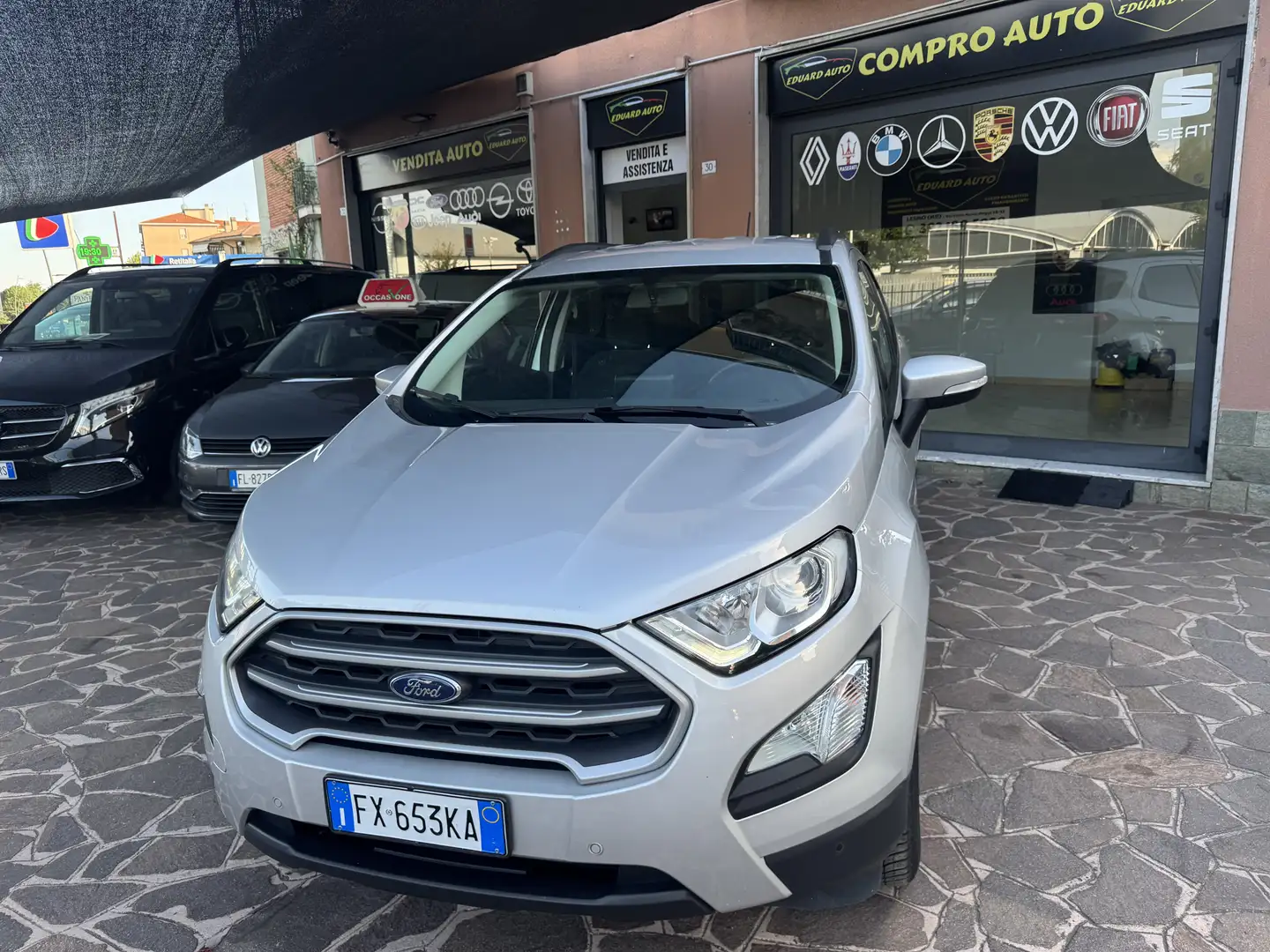 Ford EcoSport 1.0 ecoboost ST-Line Black Edition s&s 125cv auto Zilver - 1