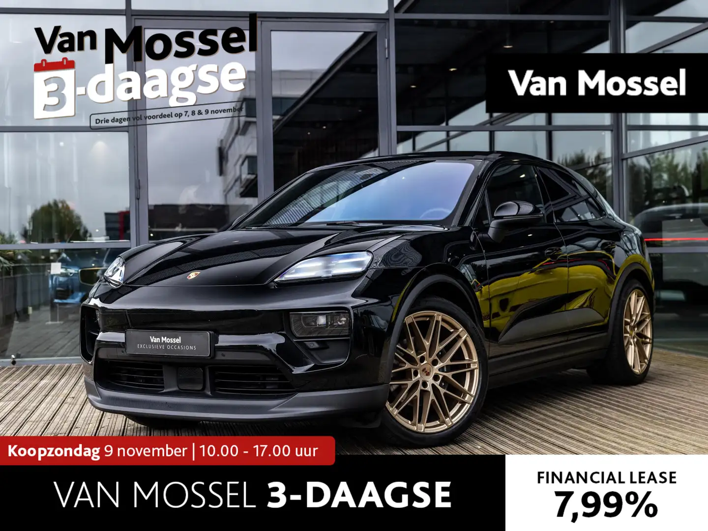 Porsche Macan 100 kWh | SPORTCHRONO | BIJ-RIJDERS DISPLAY | 22 I Zwart - 1