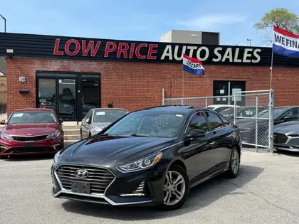 Black 2019 Hyundai Sonata Preferred FWD Sedan 6-Speed Automatic