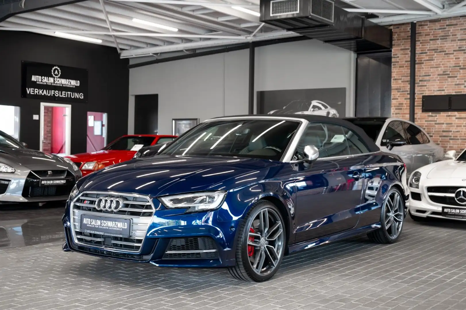 Audi S3 Cabrio 2.0 TFSI quattro|RS-SITZE|B&O|VIRTUAL Blau - 2
