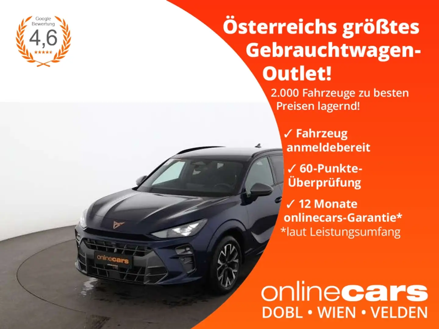 CUPRA Terramar 1.5 eTSI Aut LED 360-CAM HEAD-UP RADAR Blau - 1