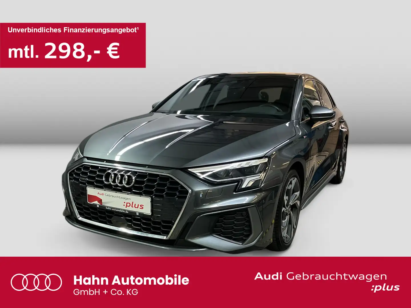 Audi A3 40 TFSI quattro S line Virtual Carp Gris - 1