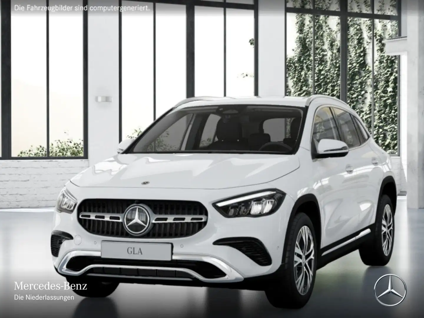 Mercedes-Benz GLA 220 d 4M PROGRESSIVE+360°+LED+TOTW+KEYLESS+8G Blanc - 2