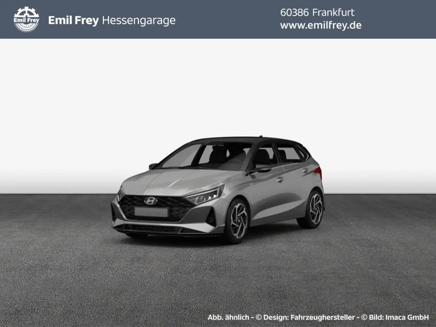 Hyundai i20 1.0 T-GDI 48V-Hybrid DCT Trend Silber - 1