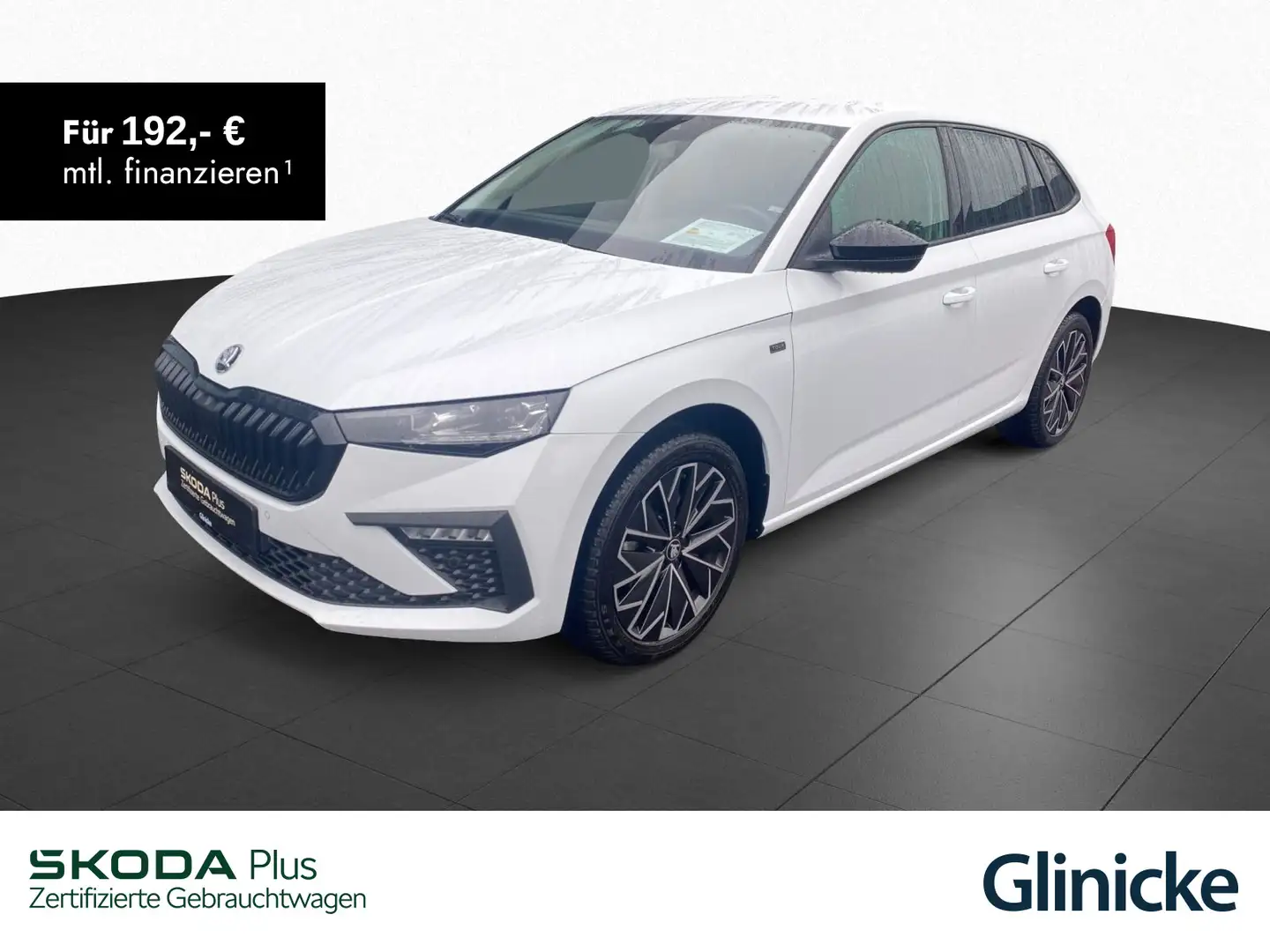 Skoda Scala 1.5 TSI DSG Selection Klima Navi AHK ACC Weiß - 1