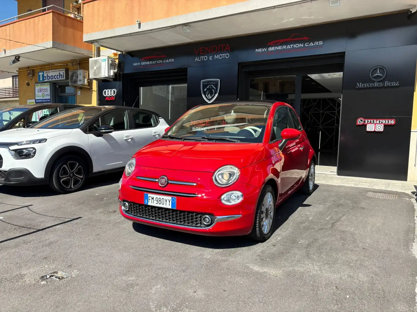 Fiat 500 500 1.3 Multijet 95 CV Lounge Rosso - 1