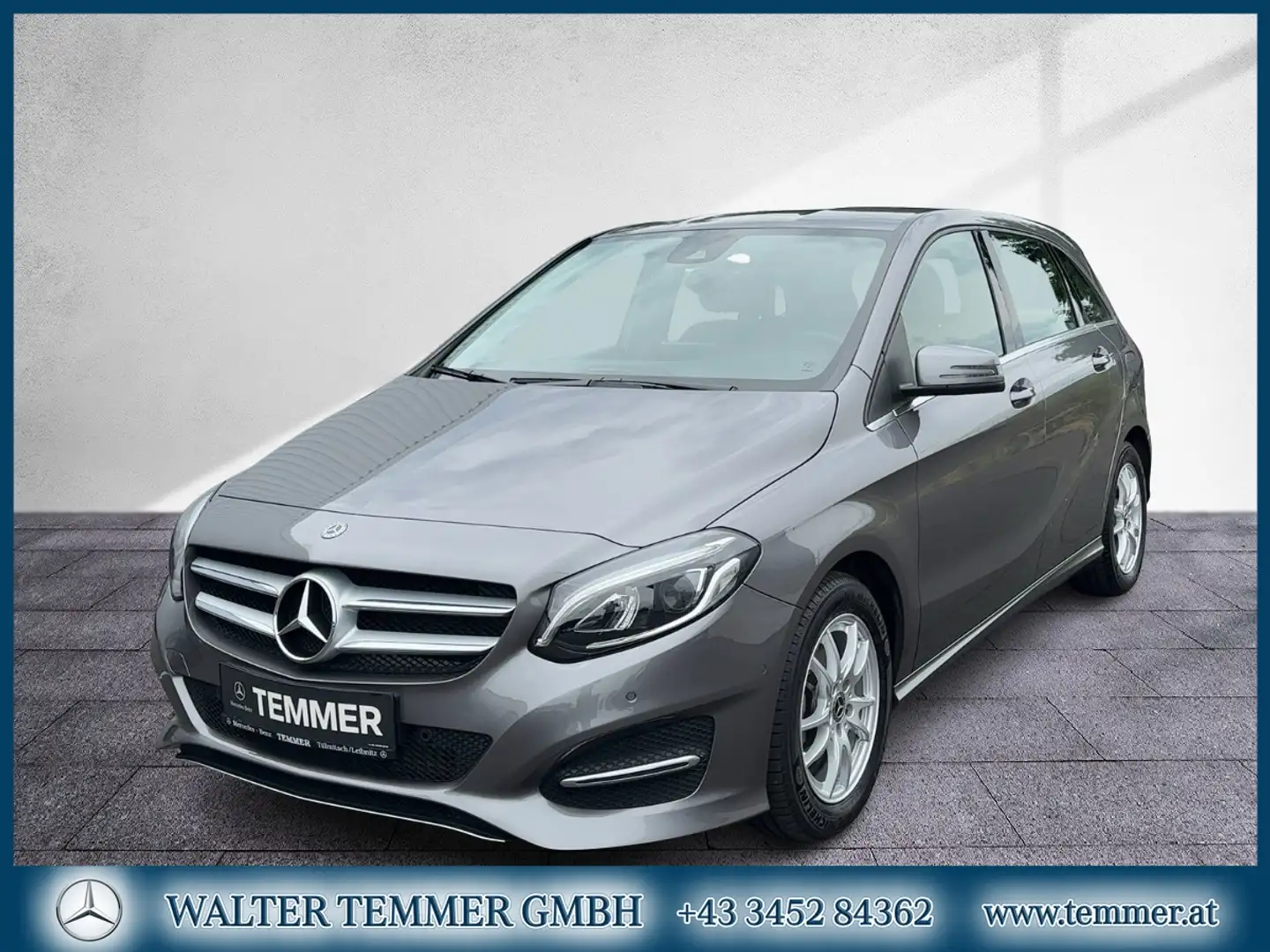 Mercedes-Benz B 180 d Aut Urban AHV LED High NAVI RKam Shz Grau - 1