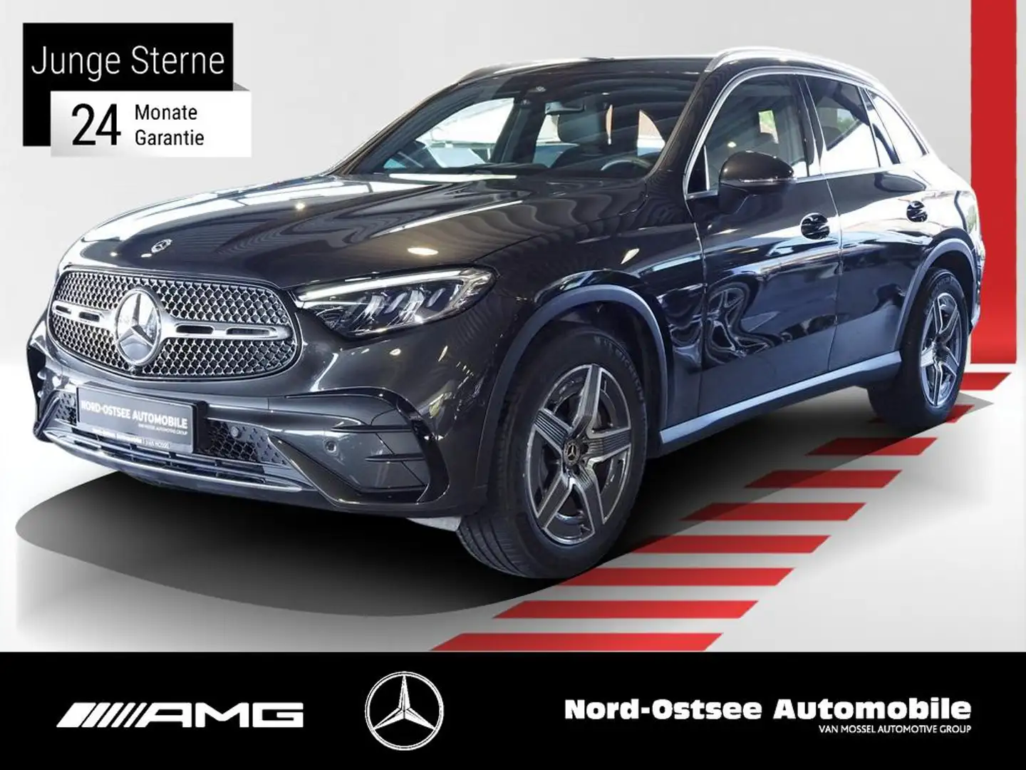 Mercedes-Benz GLC 300 d 4M AMG KAMERA DISTRONIC KEYLESS LED Grau - 1