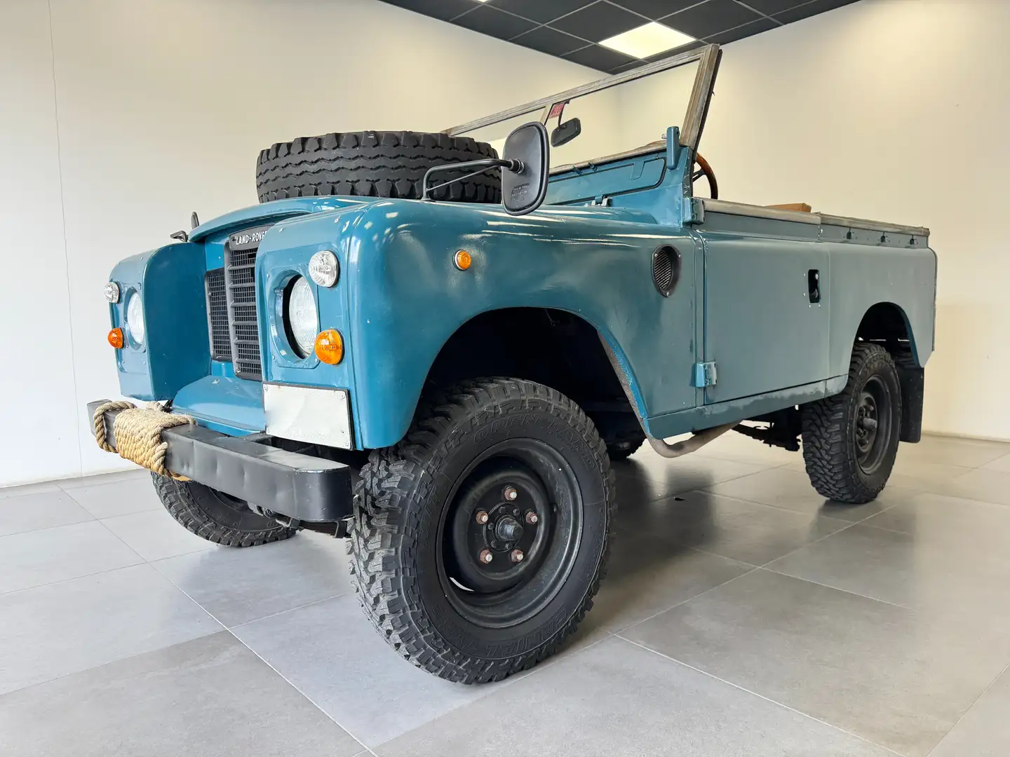 Land Rover Defender 88 SOFT TOP AUTOCARRO Bleu - 2