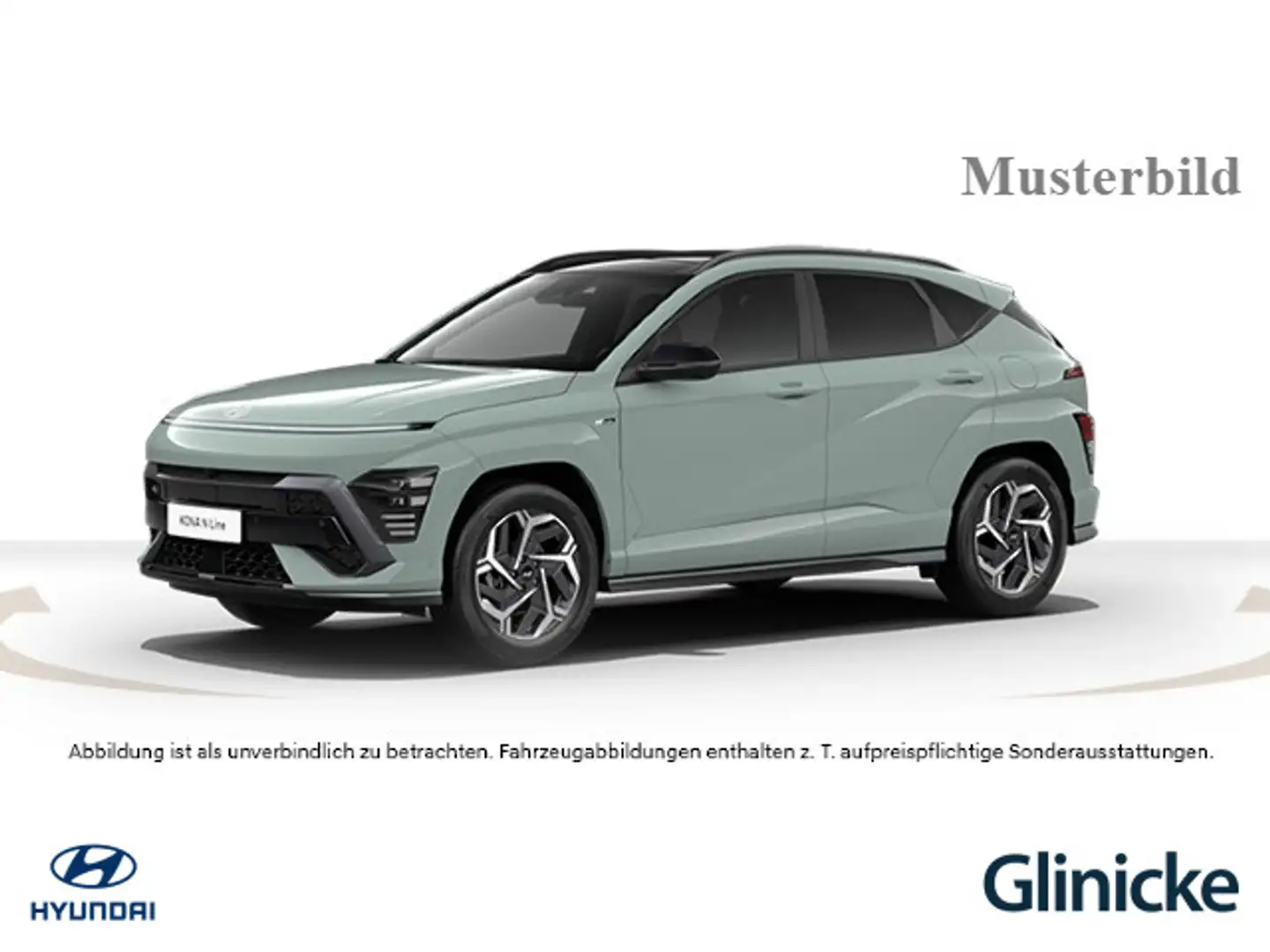 Hyundai KONA Prestige*360Kam*BOSE*DachLack* Grün - 1