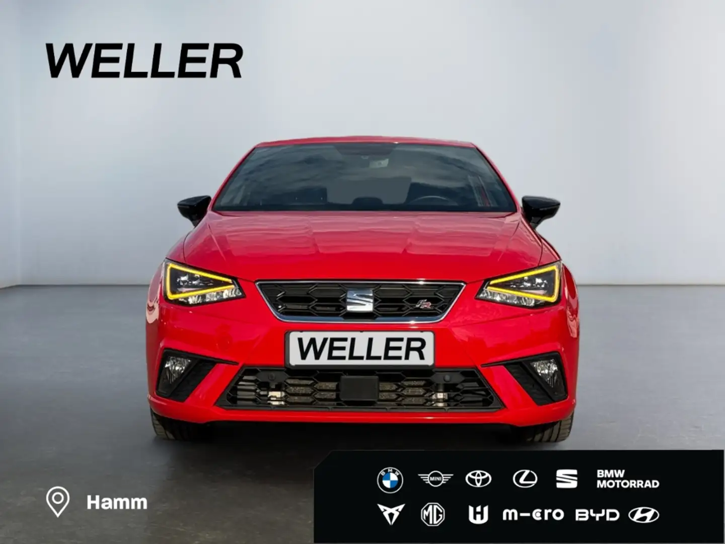 SEAT Ibiza 1.0 TSI DSG Black Edition *LED*18''*CAM*PDC* Rot - 2