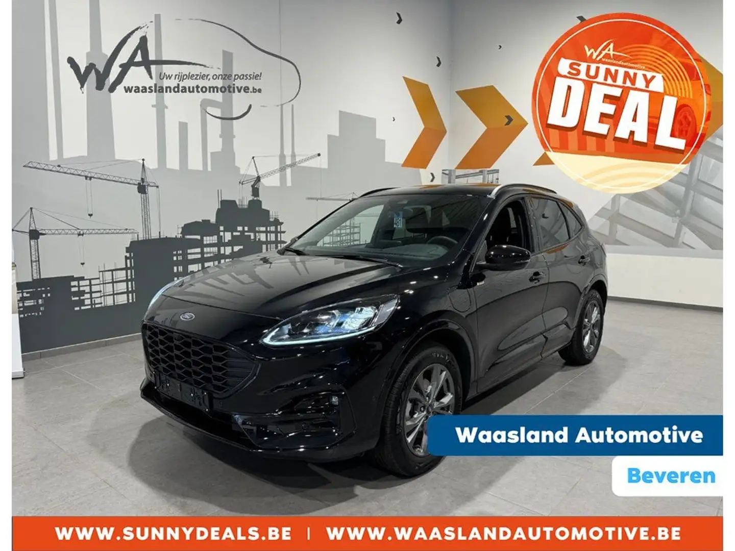 Ford Kuga 2.5i PHEV 225pk - ST-LINE X - Automaat Noir - 1