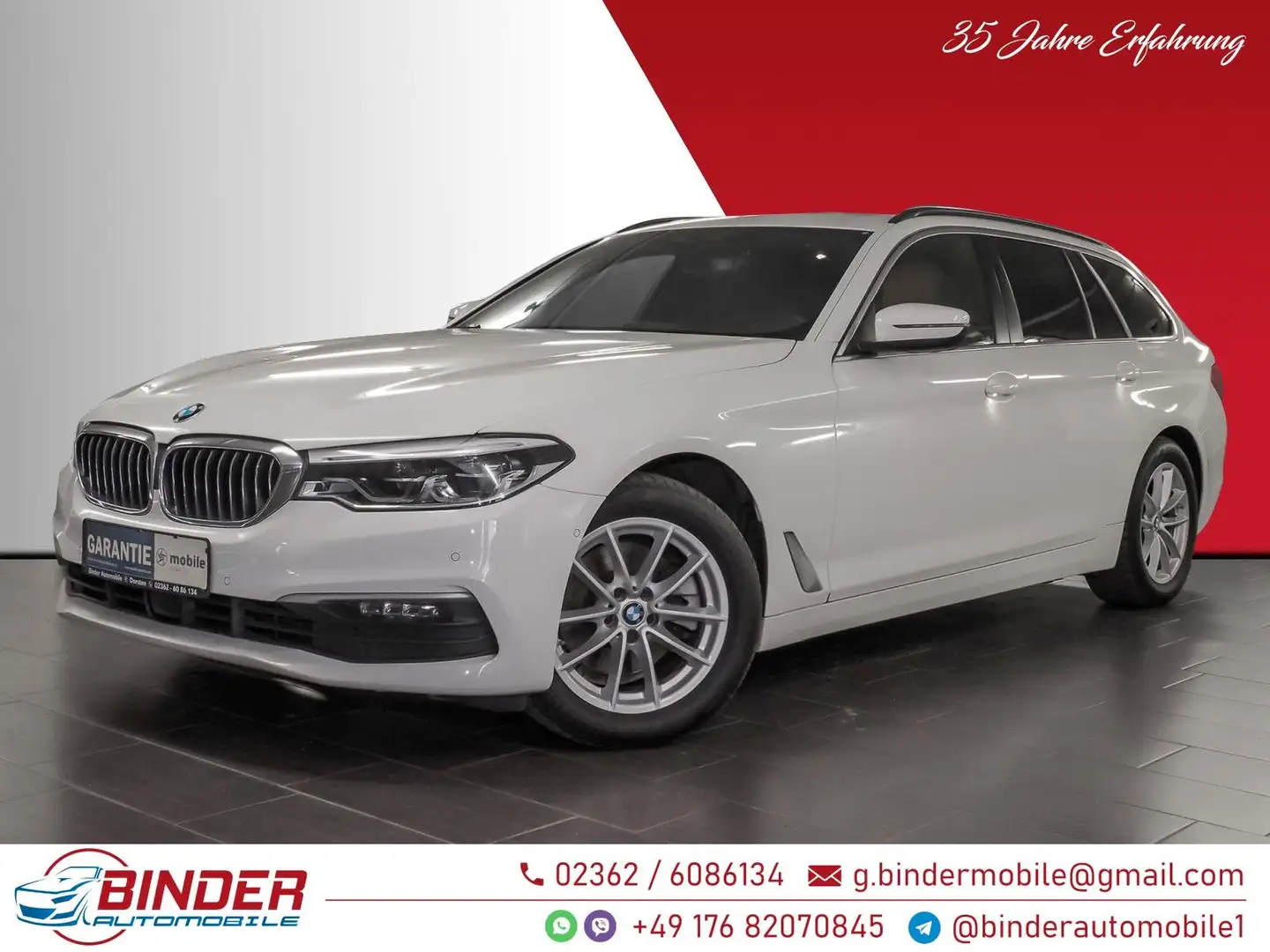 BMW 520 d*UNFALLFREI*BMW BERICHT*SORGLOS-PAKET*VOLL* Blanc - 1