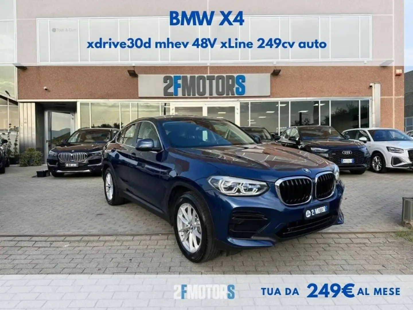 BMW X4 Xdrive30d mhev 48V xLine 249cv auto Azul - 1