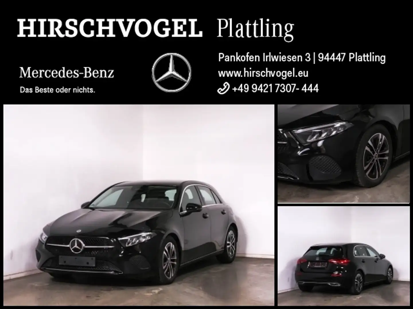 Mercedes-Benz A 200 d Progressive Line+MBUX+Navi-Prem.+LED+Kam Чёрный - 1