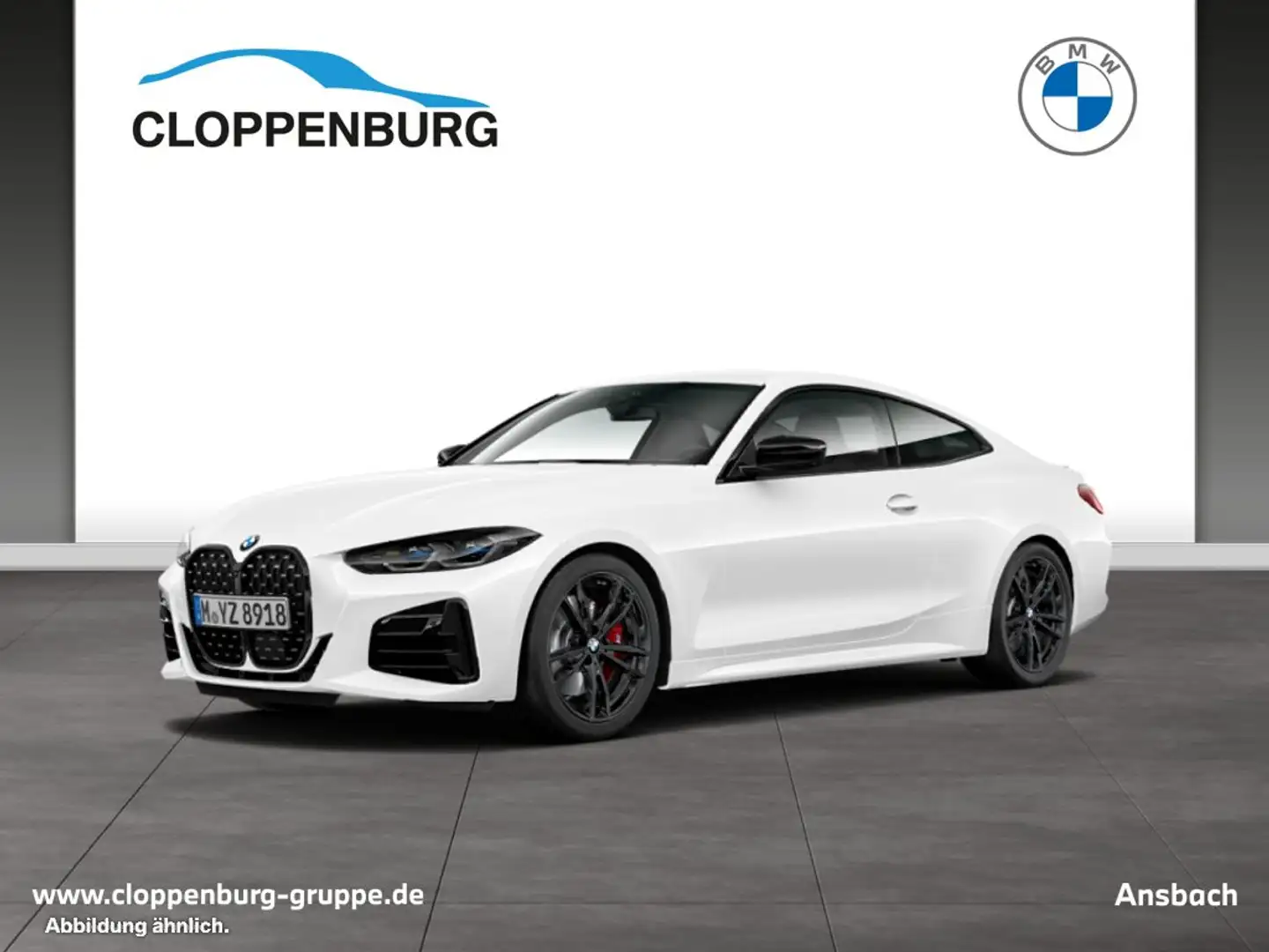 BMW 440 M440i xDrive Coupé Sportpaket HK HiFi DAB LED Blanc - 1