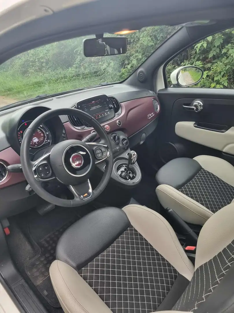 Fiat 500 500 1.2i Club Edizione MTA Blanc - 1