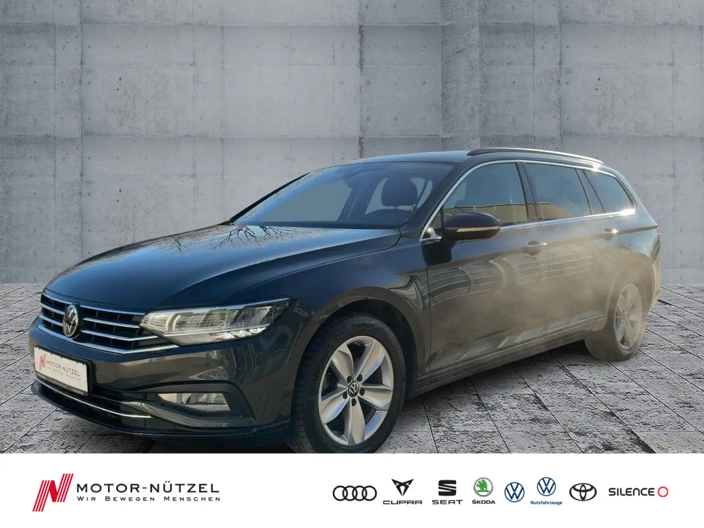 Volkswagen Passat Variant 2.0 TDI DSG BUSINESS LED+NAVI+ACC Grijs - 1