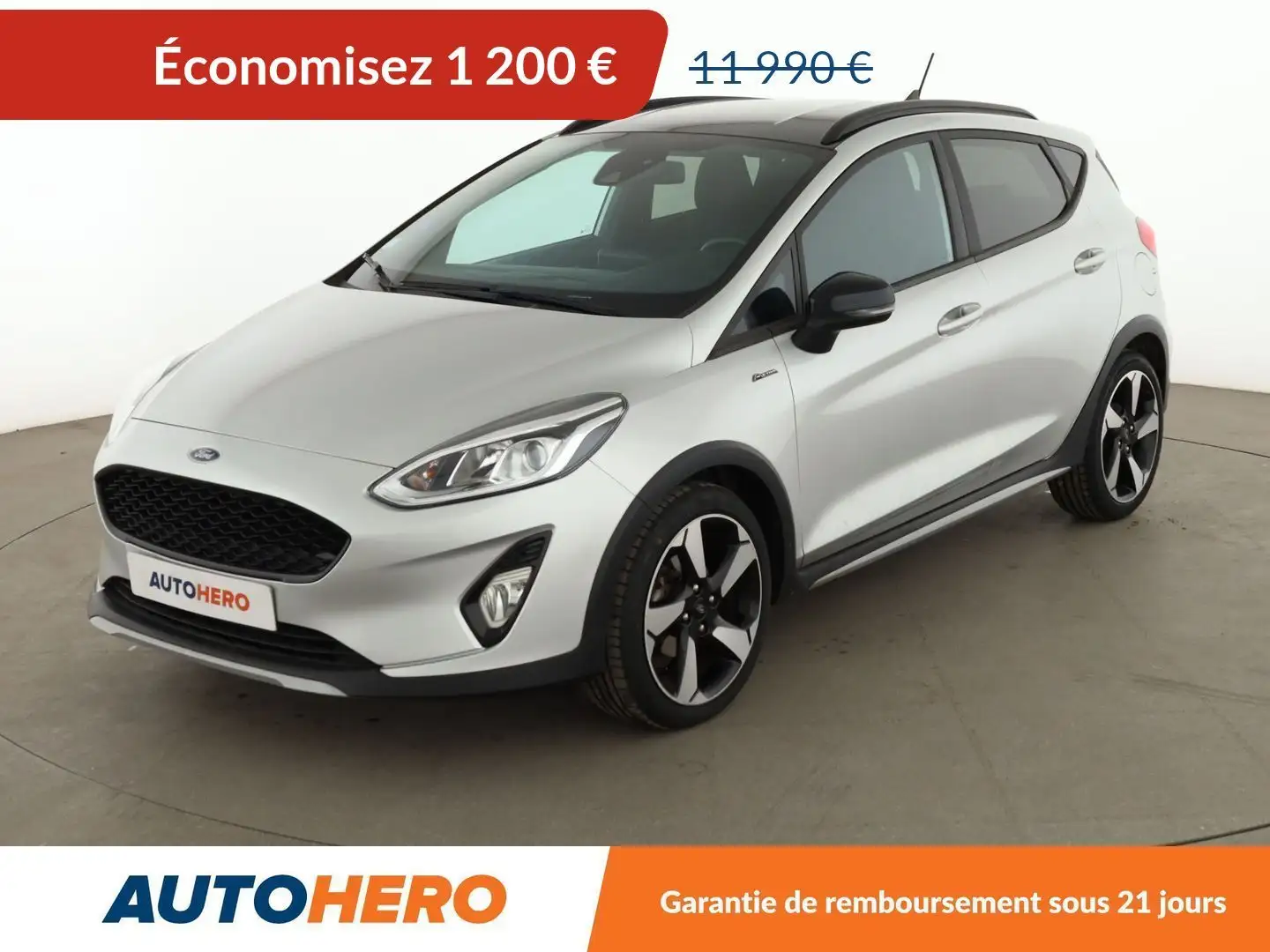 Ford Fiesta 1.0 EcoBoost Active Pack Gris - 1