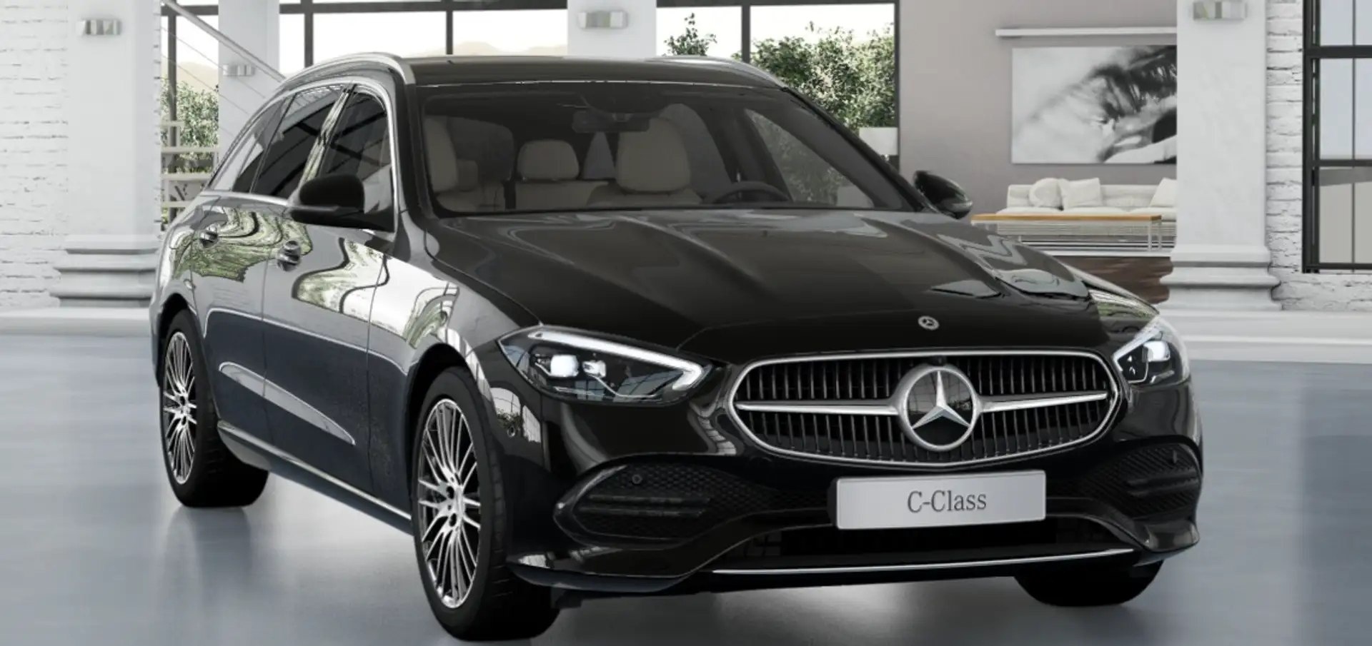 Mercedes-Benz C 180 T-Modell Schwarz - 1