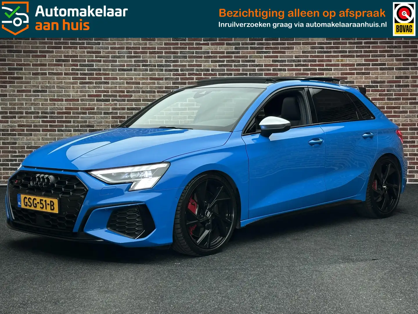 Audi S3 Sportback 2.0 TFSI quattro Panorama B&O RS Stoel M Blauw - 1