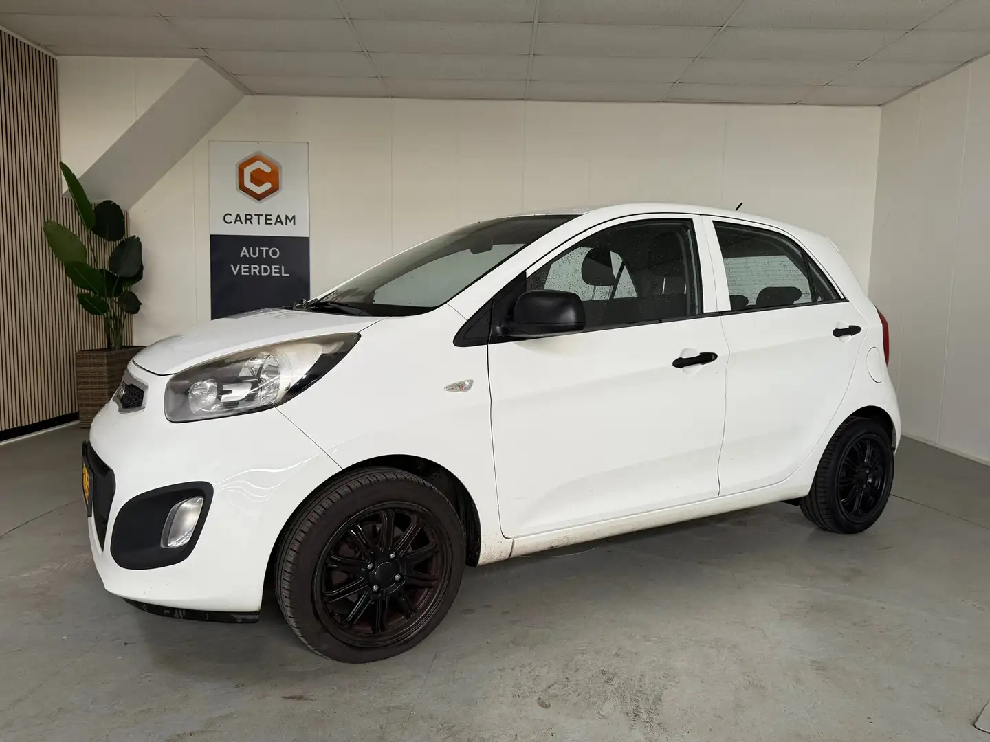 Kia Picanto 1.0 CVVT Black & White Airco, LMV Weiß - 1