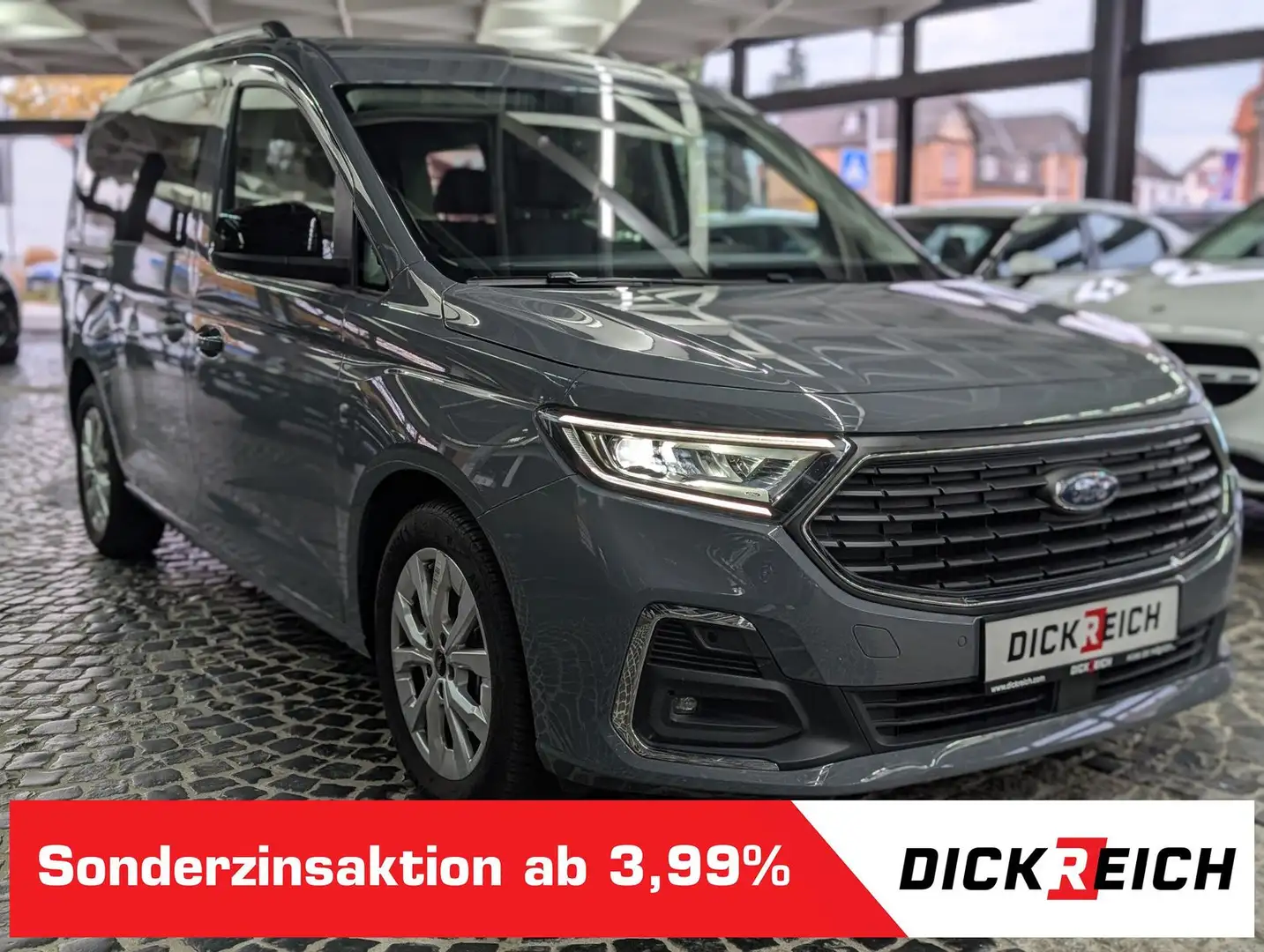 Ford Tourneo Connect L2 Titanium 7-Sit Bi-LED Cam AHK Grau - 1