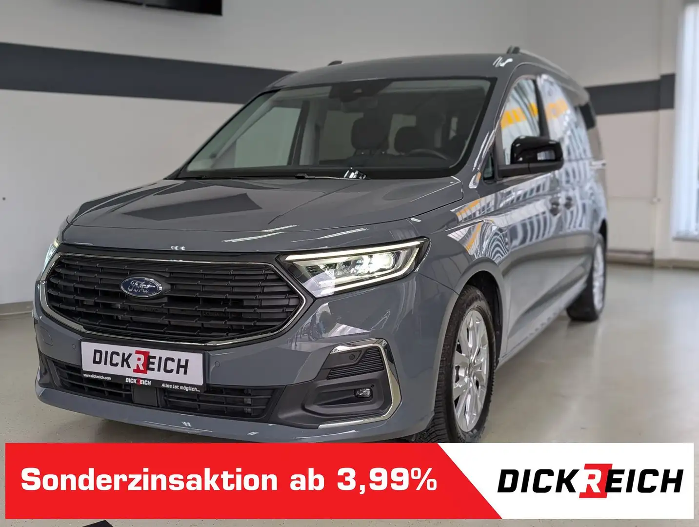 Ford Tourneo Connect L2 Titanium 7-Sit Bi-LED Cam AHK Gris - 1