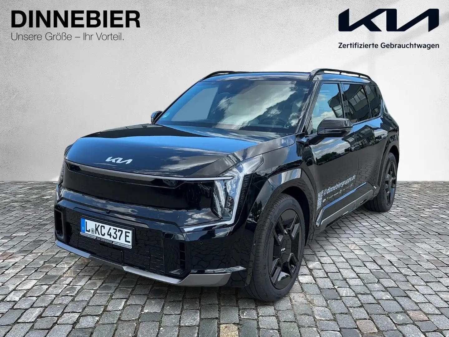 Kia EV9 GT-Line AWD LED+360°Kamera+Glasdach Чёрный - 2